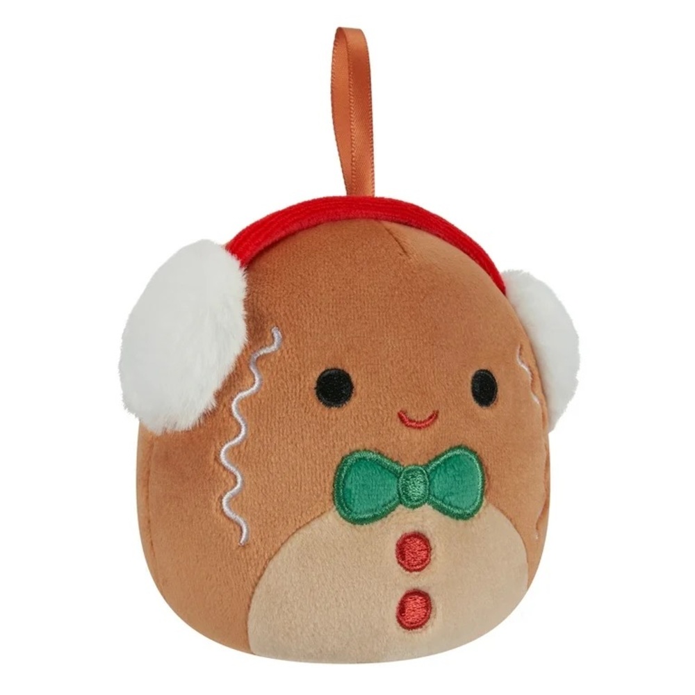 Squishmellow Jordan Cute Gingerbread Plush Ornament or bag charm new in box
